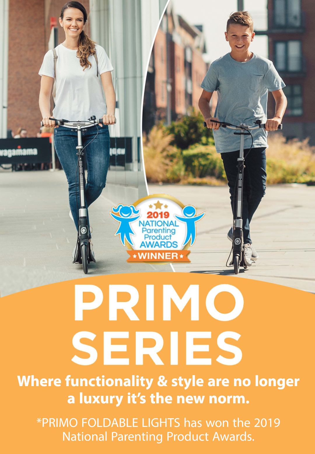 Primo series 2 wheels scooter_teen and adult